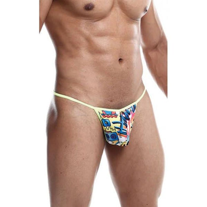 Male Basics Sinful Hipster Music T Thong G-string Print Xl