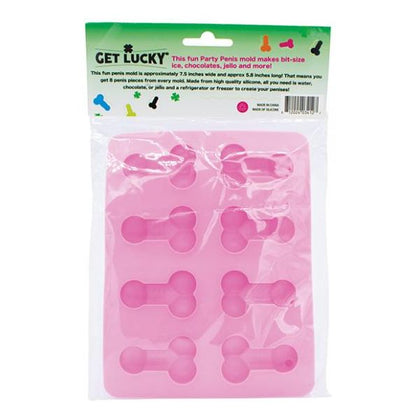 Get Lucky Penis Party Chocolate / Ice Tray - Pink