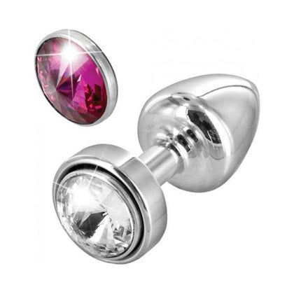 Bling Diogol Anni Butt Plug Magnetic Stone Clear Red