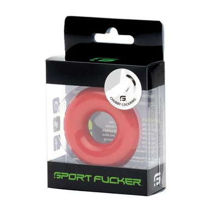 Sport Fucker Chubby Cockring - Red