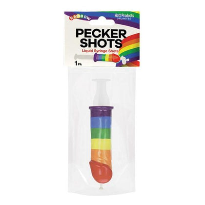 Pecker Shot Syringe - Rainbow