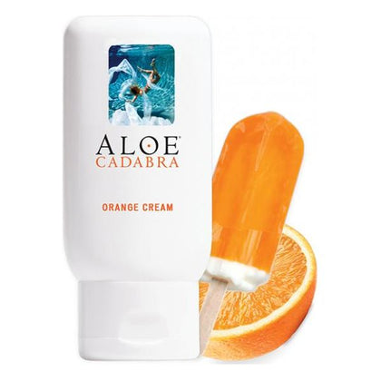 Aloe Cadabra Organic Lubricant - 2.5 Oz Bottle Orange Cream