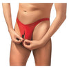 Pull Tab Thong Red