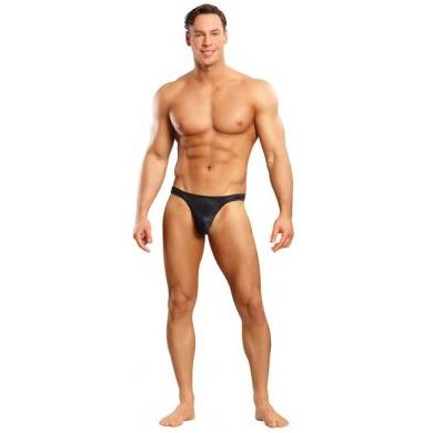 Satin Bong Thong Black S/M