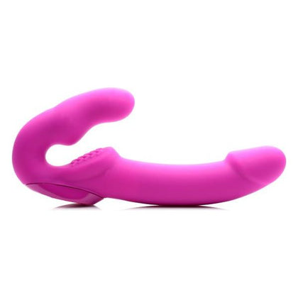 Evoke Super Charged Vibrating Strapless Strap On Pink