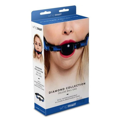 Whipsmart Deluxe Ball Gag Blue