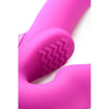 Evoke Super Charged Vibrating Strapless Strap On Pink