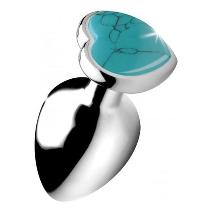 Booty Sparks Turquoise Heart Lg Plug