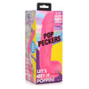 Pop Peckers Dildo W/balls 8.25 Pink