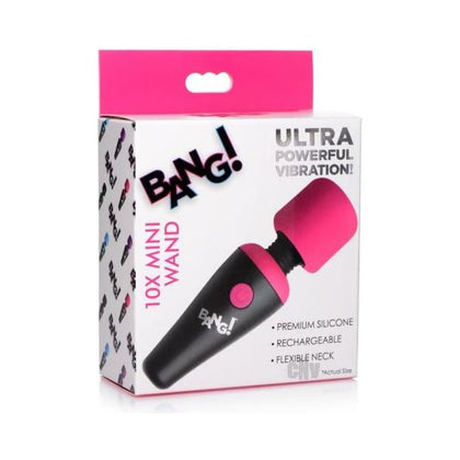 Bang 10x Vibe Mini Silicone Wand Pink