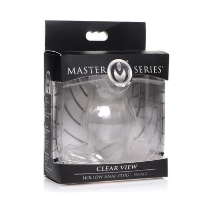 Ms Clear View Hollow Anal Plug Sm