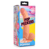 Pop Peckers Dildo W/balls 7.5 Light