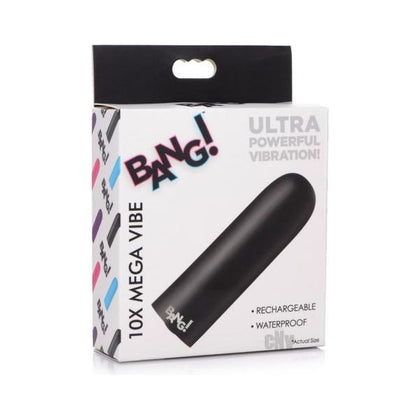 Bang 10x Recharge Vibe Bullet Black