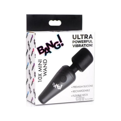 Bang 10x Vibe Mini Silicone Wand Black