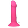 Squeeze It Vibe Phallic Dildo Pink