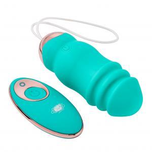 Cloud 9 Health & Wellness Wireless Remote Control Egg W/ Stroking Motion Teal