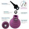 Cloud 9 Health & Wellness Premium Silicone Non-backflow Enema Douche