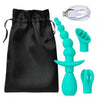 Cloud 9 Health & Wellness Anal Clitoral & Nipple Massager Kit Teal