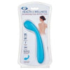 Cloud 9 Health & Wellness Rechargeable G-spot Slim 7in Dual Motors Aqua Blue