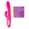 Viben Hypnotic Thrusting Rabbit W/ Clit Stim Hot Pink