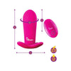 Viben Intrigue Panty Vibe W/ Pleasure Nubs Hot Pink