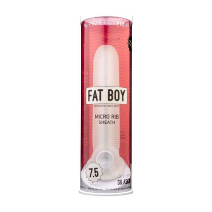 Perfect Fit Fat Boy Micro Ribbed Sheath 7.5in Clear