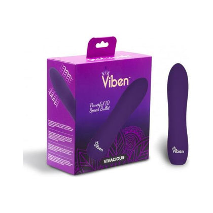 Viben Vivacious 10 Function Bullet Violet