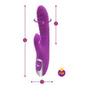 Viben Frenzy Rabbit Vibe W/ Clit Suction Berry