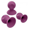 Cloud 9 Health & Wellness Nipple & Clitoral Massager Suction Set Plum