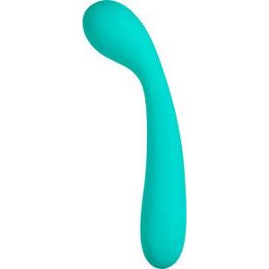 Cloud 9 G-Spot Slim 7 inches Dual Motors Teal Green Vibrator