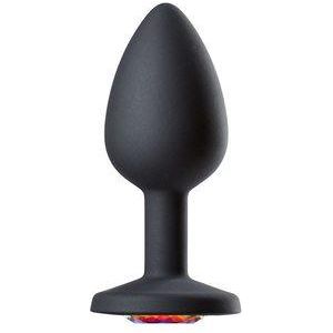 Cloud 9 Gems Black Silicone Anal Plug Small