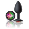 Cloud 9 Gems Black Silicone Anal Plug Small