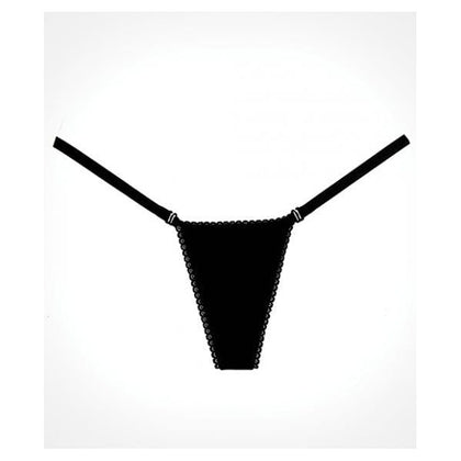 Adore Between The Cheats Velvet  Panty Black O/S