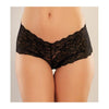 Adore Candy Apple Panty Black O/s