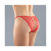 Adore Lace Enchanted Belle Panty Red O/s