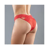 =adore Sheer & Lace Desire Panty Red O/s