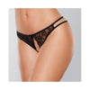 Adore Love Sick Open Lace Panty Black O/s