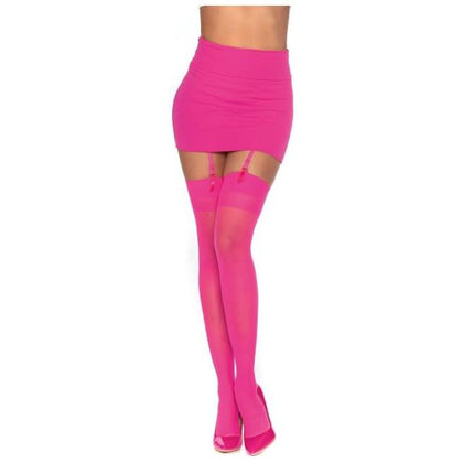 Thigh High Sheer Hot Pink O/s