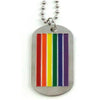 Gaysentials Rainbow Dog Tag Necklace