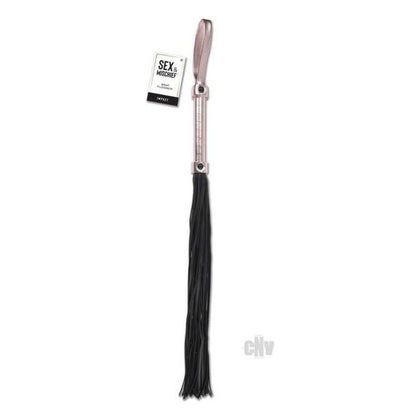 Sandm Brat Flogger Black/ Rose Gold