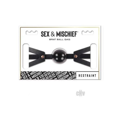 Sandm Brat Ball Gag Black/rose Gold