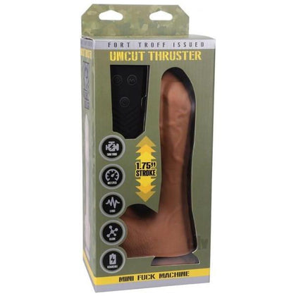 Fort Troff Uncut Thruster Mini Fuck Machine Rechargeable Remote-controlled Silicone 8.5 In. Thrustin