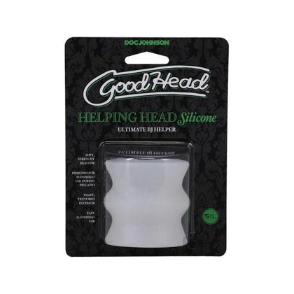 Goodhead Helping Head Silicone Ultimate Bj Helper Frost