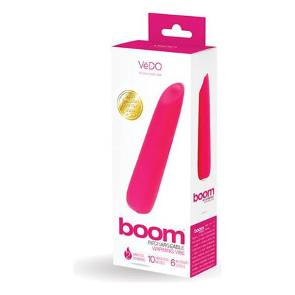 Vedo Boom Rechargeable Ultra Powerful Vibe - Pink