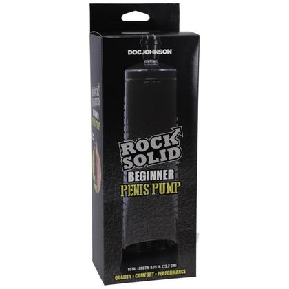 Rock Solid Beginner Penis Pump Black/clear