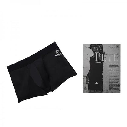 Spareparts Pete Trunks Nylon Packing Underwear Black Size Xl