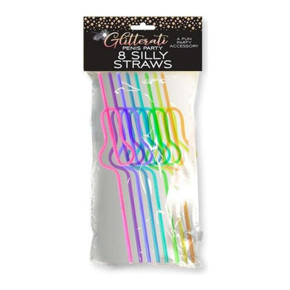 Glitterati Silly Penis Straws 8pc