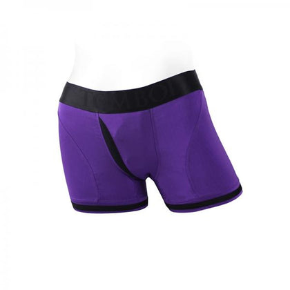 Spareparts Tomboii Nylon Boxer Briefs Harness Purple/black Size Xs