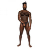 Male Power Sassy Lace Open Ring Thong Black L/xl