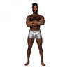 Male Power S'naked Pouch Short Silver/black M